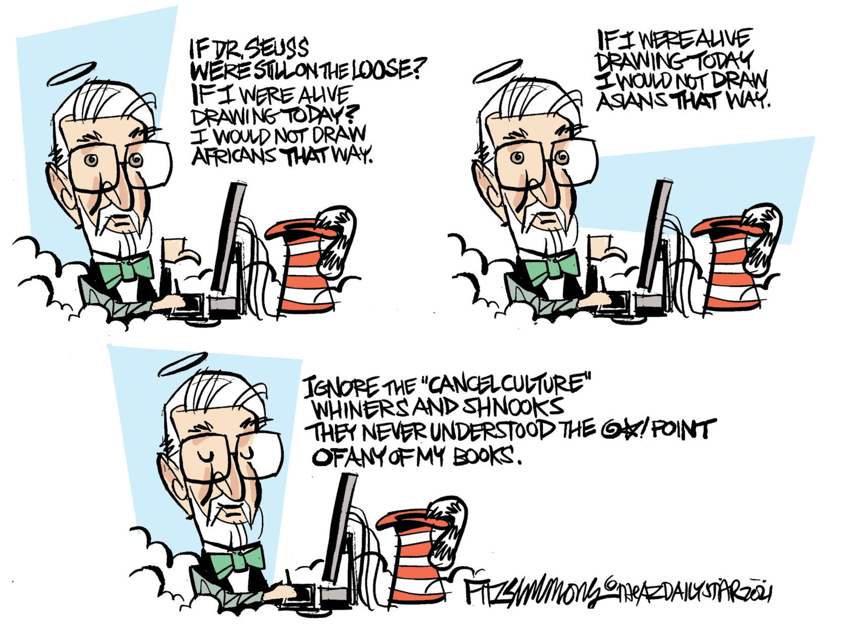 Daily Fitz Cartoon: Seuss on the loose